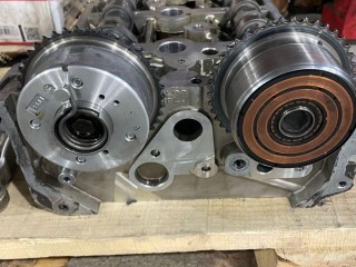 головка блока цилиндров Hyundai Santa Fe 4 поколение, G4KE, 2.4 л, 221002GGB0