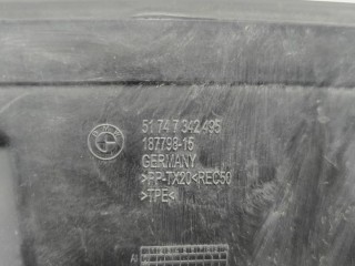 воздуховод дополнительного радиатора, ориг. номер 51747342495, 7342495, BMW X1 F48 2015-2019
