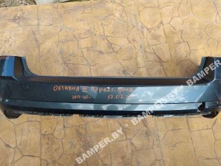 бампер задний, ориг. номер 5E9807421G, Skoda Octavia 3 поколение [рестайлинг] 2017-2020