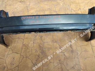 бампер задний, ориг. номер 5E9807421G, Skoda Octavia 3 поколение [рестайлинг] 2017-2020