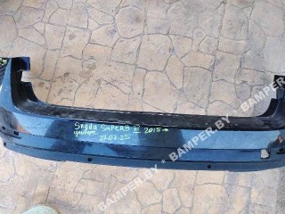бампер задний, ориг. номер 3V9807421, Skoda Superb 3 поколение 2015-2019
