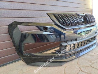 бампер передний, ориг. номер 565807221, Skoda Kodiaq 1 поколение 2016-2022