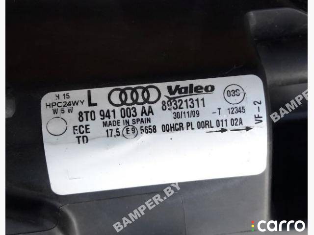 фара левая Audi A5 8T 2007-2011, 8T0941003AA, фото 5