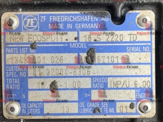 КПП ZF 16S2220TD, ориг. номер 81-32004-6306, 1343001026, MAN TGA 2000-2008