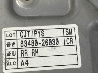 Стеклоподъемник задний правый, ориг. номер 8348026030, Hyundai Santa Fe Classic SM