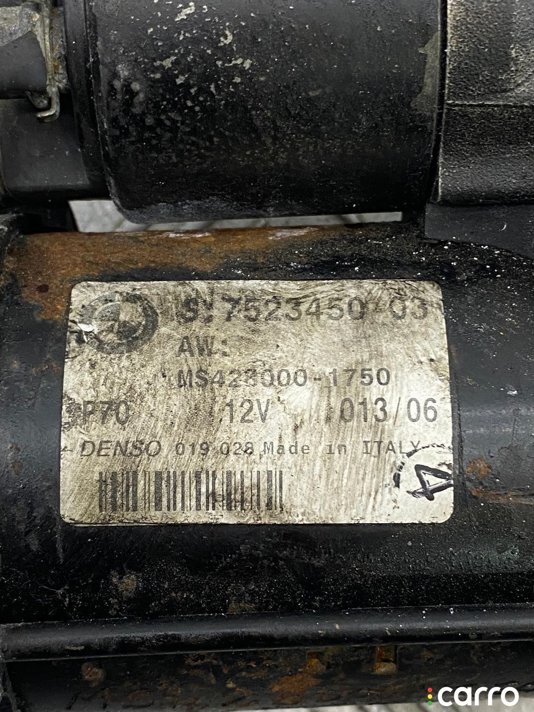 12417523450, 7524843, 12417524843, 12417610341, 7610341, 7523450 стартер BMW 1 E87 2007г. - фото №2