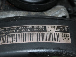 Двигатель, ориг. номер AZM, Volkswagen Passat B5 1996-2001
