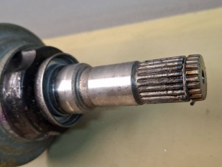 полуось задняя левая, ориг. номер RTA6-25-60X, VUJ71BC46, Mazda CX-5 2 поколение 2017-2021