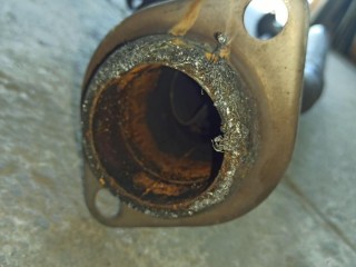 труба приемная глушителя, Toyota Sienna 2 поколение XL20 [рестайлинг] 2006-2009