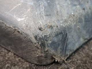 брызговик левый передний перед., ориг. номер PU060-47111F1, Toyota Prius V 1 поколение ZVW41 [рестайлинг] 2014-2018