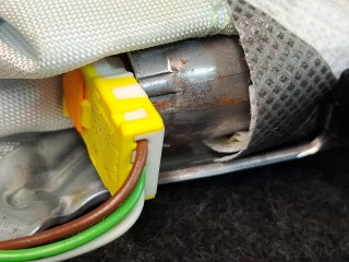 подушка безопасности сиденья передняя левая, ориг. номер 17A880241D, Volkswagen Jetta 7 поколение 2018-2022