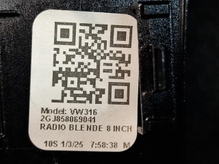 рамка монитора, ориг. номер 2J858069041, 2GJ858-069-0001, Volkswagen Taos 1 поколение [рестайлинг] 2024-2026