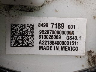 насос топливный в бак, ориг. номер 84997189, Chevrolet Equinox 3 поколение [рестайлинг] 2021-2024