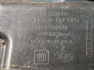 кронштейн крепления бампера заднего правый, ориг. номер 42789548, Chevrolet Trax 2 поколение 2023-2026
