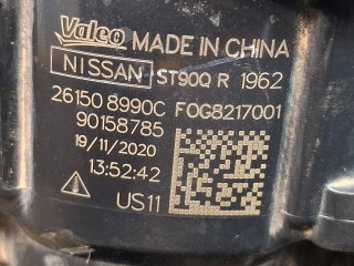фара противотуманная правая, ориг. номер 90158785, ST90QR1962, F0G8217001, Infiniti QX50 2 поколение 2017-2026
