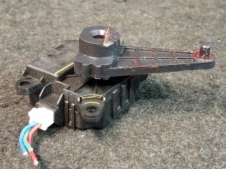 моторчик заслонки печки, ориг. номер 277326RF9E-GG, Nissan Rogue T33 2020-2024