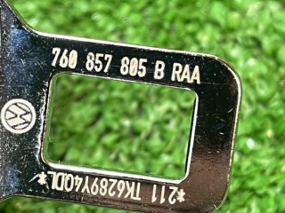 Ремень безопасности задний левый, ориг. номер 760857805B, Volkswagen Touareg 2018-2023