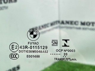 Стекло двери передней правой BMW X5 2018-2023