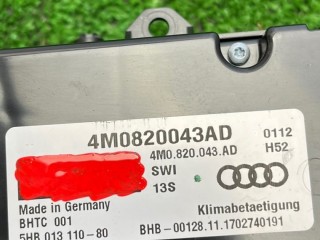 Блок управления климат-контролем, ориг. номер 4M0820043AD, Audi Q7 2015-2019