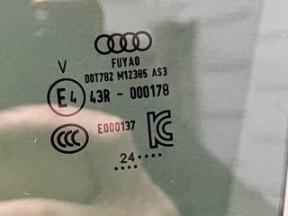 Стекло двери задней левой, ориг. номер 4K9845205A, Audi RS6 2019-2026