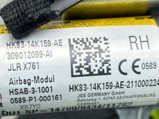Подушка безопасности боковая(шторка) правая, ориг. номер HK8314K159AE, Jaguar F-Pace 2020-2026