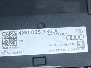 USB Разъем, ориг. номер 4M0035736A, AUDI Q7 2015-2019