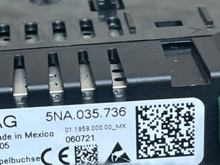 USB Разъем, ориг. номер 5NA035736, Volkswagen Tiguan 2016-2021