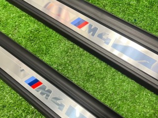 Накладка на порог салона, ориг. номер 8075024, 51478075024, BMW M4 2024-2026