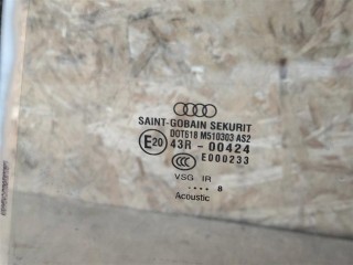 Стекло двери задней левой триплекс., ориг. номер NOMER, 4E0845025F, KATALOGU, Audi A8 D3 4E 2007-2010