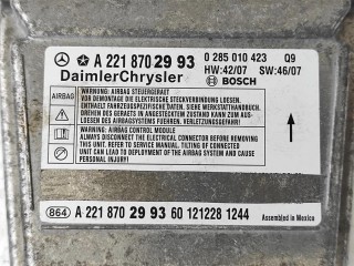 Блок AirBag, ориг. номер A2218702993, NOMER, KATALOGU, Mercedes-Benz S W221 2009-2013