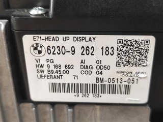 Проектор на лобовое Head-Up display., ориг. номер NOMER, 62309262183, 9262183, KATALOGU, SOVMESTIMYE, BMW X6 E71 2012-2014