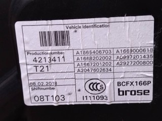 Стеклоподъемник передний правый, ориг. номер A1667201202, NOMER, KATALOGU, Mercedes-Benz GLS X166 2015-2019