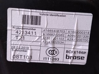 Стеклоподъемник передний левый, ориг. номер A1667201102, NOMER, KATALOGU, Mercedes-Benz GLS X166 2015-2019