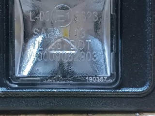 Фонарь подсветки номера, ориг. номер A2049060046, A0009062903, NOMER, A2048201056, KATALOGU, SOVMESTIMYE, Mercedes-Benz GLS X166 2015-2019