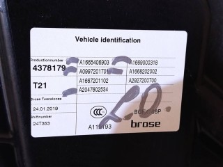 Стеклоподъемник передний левый, ориг. номер A1667201102, NOMER, KATALOGU, Mercedes-Benz GLS X166 2015-2019