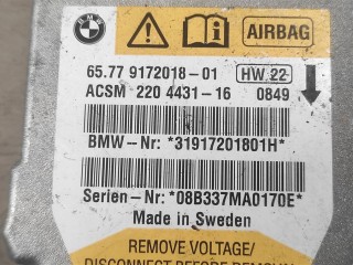 Блок AirBag, ориг. номер 65779172018, 9172018, NOMER, KATALOGU, SOVMESTIMYE, BMW 5 E60 E61 2002-2007