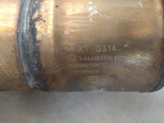 Катализатор, ориг. номер A1664903914, NOMER, KATALOGU, Mercedes-Benz ML 63 AMG W166