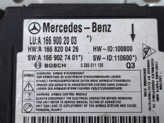 Блок AirBag, ориг. номер A1669002003, 0281011135, NOMER, KATALOGU, SOVMESTIMYE, 1668200426, 1669002003, 1669027401, Mercedes-Benz ML 63 AMG W166