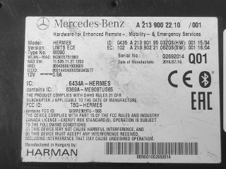 Блок Bluetooth, ориг. номер A2139002210, A2139003617, NOMER, A2139001723, KATALOGU, SOVMESTIMYE, A2139001901, A2139002510, A2139005005, A2139005501, A2139008313, Mercedes-Benz GLC X253 W253 2015-2019