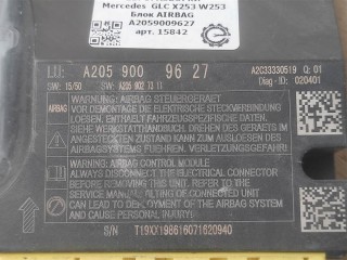 Блок AirBag, ориг. номер A2059009627, A2059017513, A2059009427, A2059009527, A2059006337, NOMER, KATALOGU, SOVMESTIMYE, A2059006437, Mercedes-Benz GLC X253 W253 2015-2019