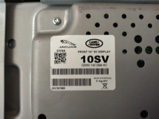 Монитор 10"., ориг. номер LR088626, GX6319C299AC, T2H24567, NOMER, DK6210E889AH, KATALOGU, SOVMESTIMYE, DK6210E889AG, DK6210E889AK, DK6210E889AM, LR042120, LR051633, LR056225, LR059954, LR084442, LR084443, Jaguar F-pace X761 2015-2020
