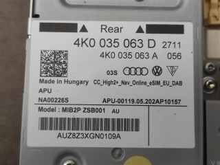 Блок мультимедиа MIB2 plus., ориг. номер NOMER, 4K0035063D, KATALOGU, Audi Q7 4M 2019-2024