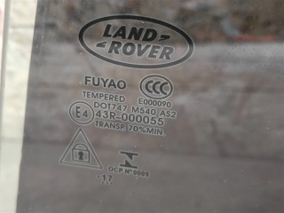 Стекло двери задней левой AS2 2017., ориг. номер LR058836, NOMER, FK7225713AA, LR058835, FK7225713BA, KATALOGU, SOVMESTIMYE, Land Rover Discovery Sport L550 2014-2019