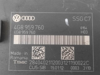 Блок управления сиденьем, ориг. номер 4G8959760, NOMER, KATALOGU, Audi A6 C7 4G 2011-2014
