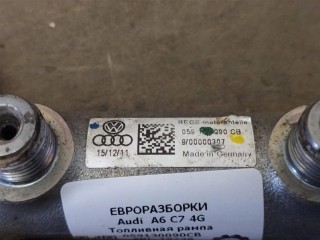 Топливная рампа, ориг. номер 059130090CN, 057130764AE, NOMER, 059130090CB, 0281006254, KATALOGU, SOVMESTIMYE, 37784063, Audi A6 C7 4G 2011-2014