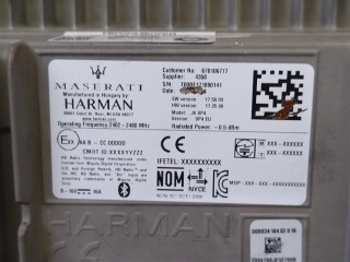 Монитор, ориг. номер NOMER, KATALOGU, SOVMESTIMYE, 670106777, Maserati Ghibli M157 2016-2020