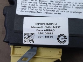 Блок AirBag, ориг. номер NOMER, KATALOGU, SOVMESTIMYE, 670100885, 0285014317, Maserati Ghibli M157 2016-2020