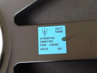 Аудиосистема комплект Harman., ориг. номер NOMER, KATALOGU, 670038666, Maserati Ghibli M157 2016-2020