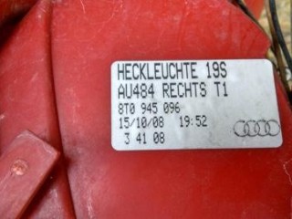 Фонарь задний правый в крыло., ориг. номер 8T0945096, NOMER, KATALOGU, Audi A5 8T 2007-2011