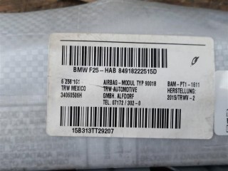 Подушка безопасности боковая шторка левая сторона., ориг. номер 72129182225, 9182225, NOMER, KATALOGU, SOVMESTIMYE, BMW X3 F25 2014-2017
